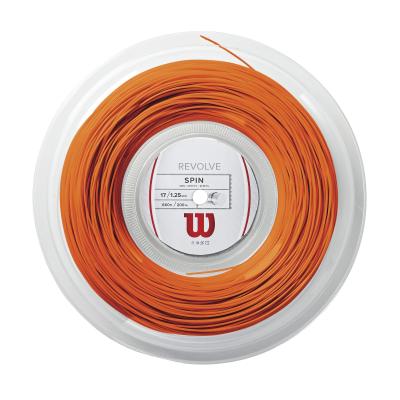 Теннисная струна Wilson Revolve Spin 1,25 Orange 200 метров