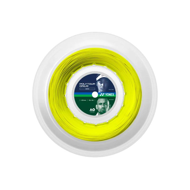 Теннисная струна Yonex POLYTOUR Drive 1,25 Flash Yellow 200 метров