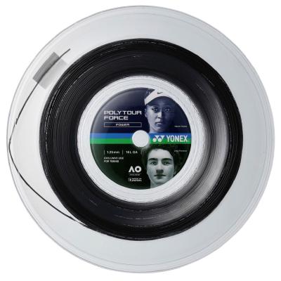 Теннисная струна Yonex POLYTOUR FORCE 1,25 200 метров черная