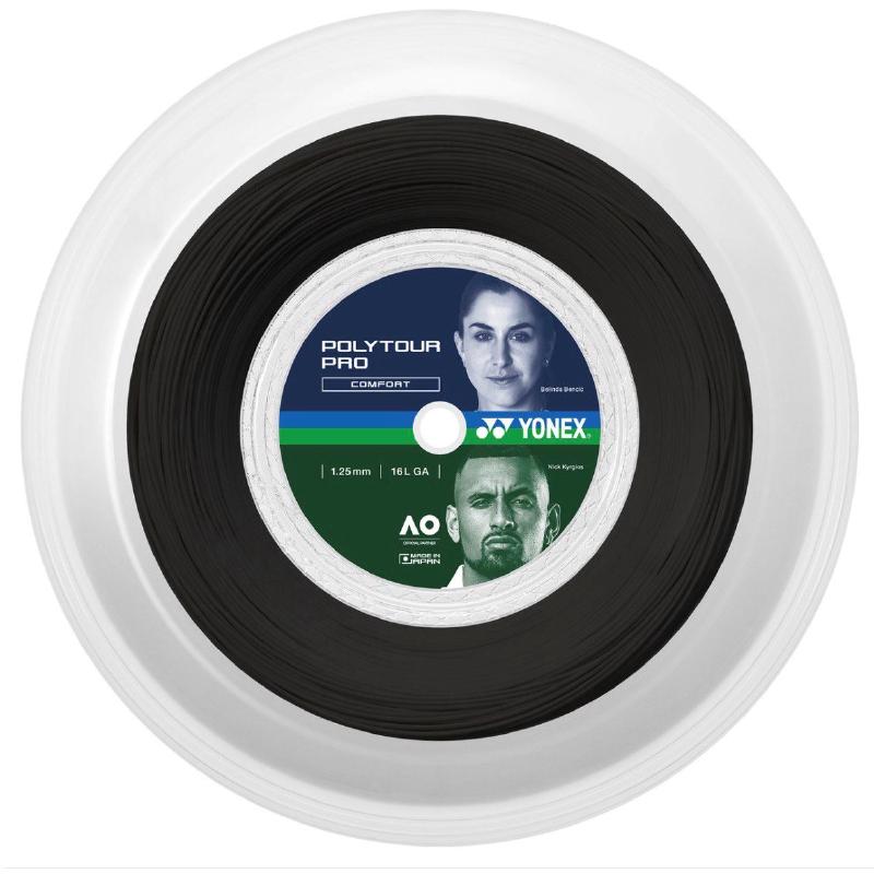 Теннисная струна Yonex POLYTOUR PRO 1,25 200 метров черная