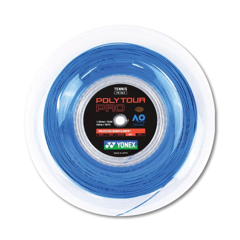 Теннисная струна Yonex Poly Tour Pro 1,30 200 метров синяя