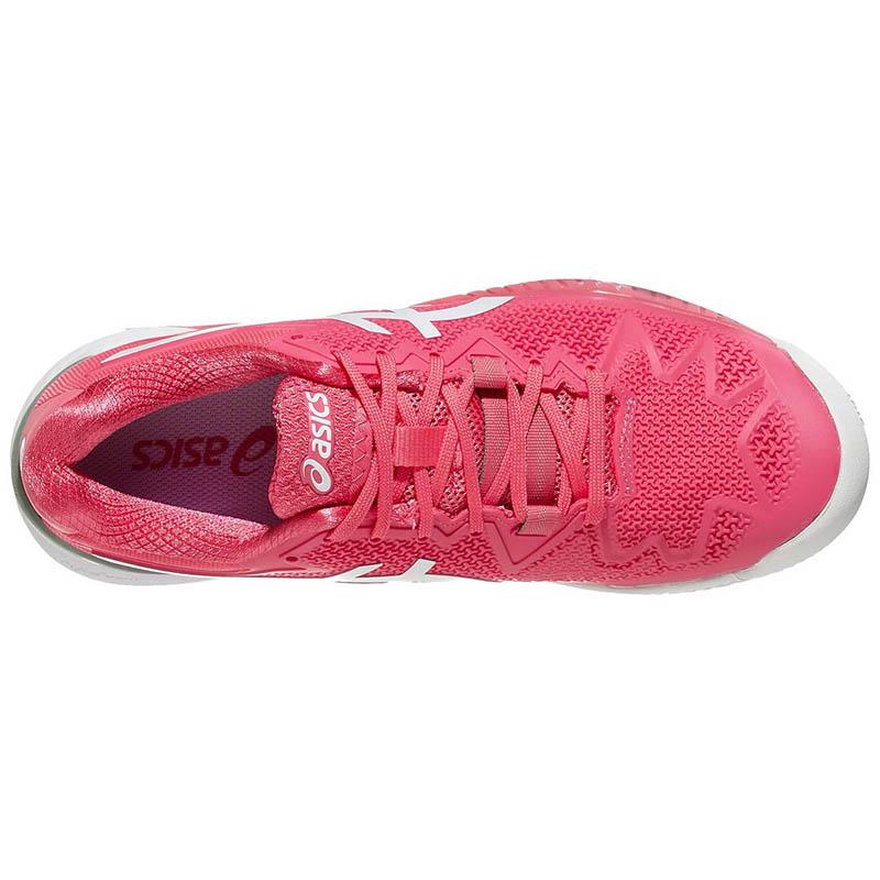 Теннисные кроссовки женские Asics Gel-Resolution 8 Clay Pink Cameo/White