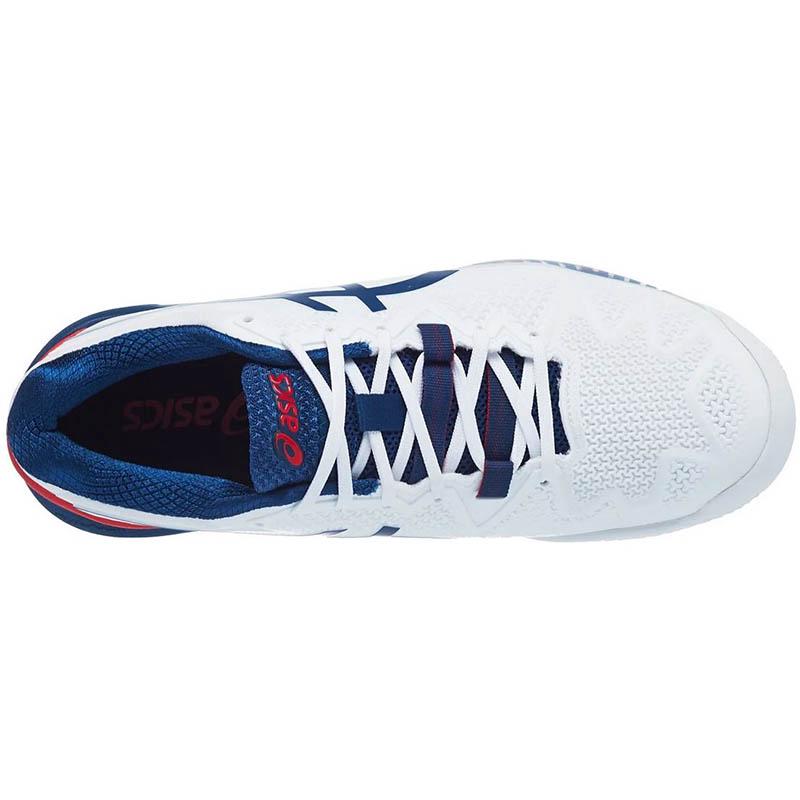Теннисные кроссовки Asics Gel-Resolution 8 Clay White/Mako Blue