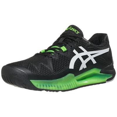 Теннисные кроссовки Asics Gel Resolution 8 Black/Green Gecko