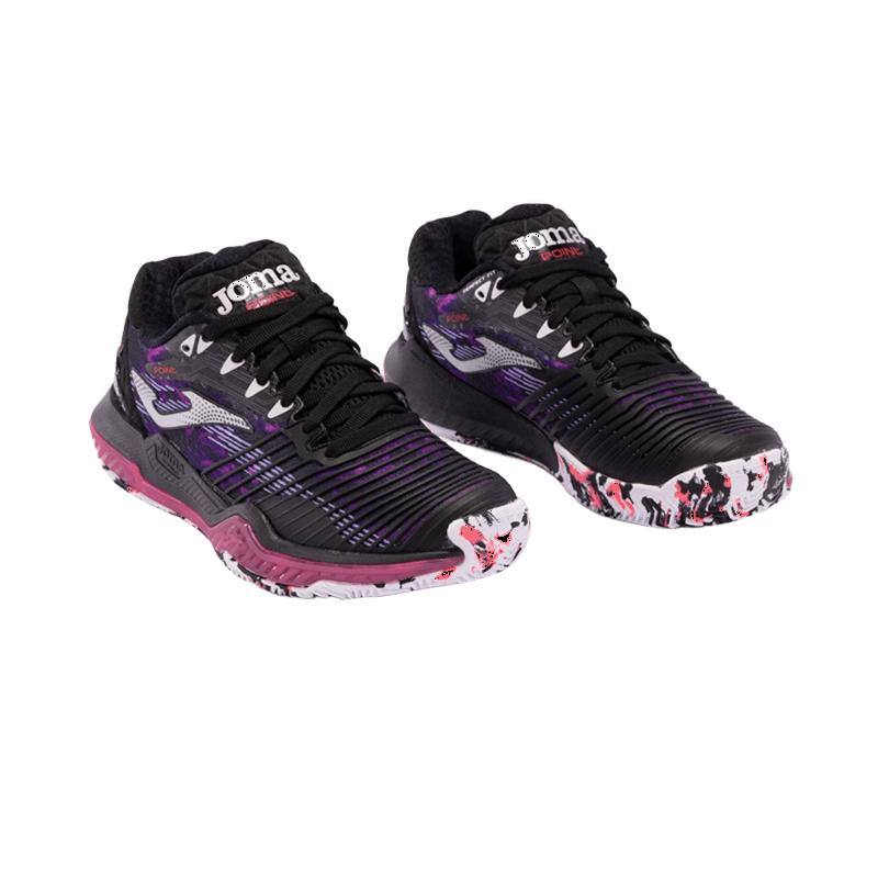 Теннисные кроссовки Joma Point Lady Clay 2401 Black/Fuchsia