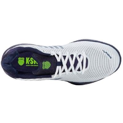 Теннисные кроссовки K-Swiss Hypercourt Express 2 White/Peacot/Silver