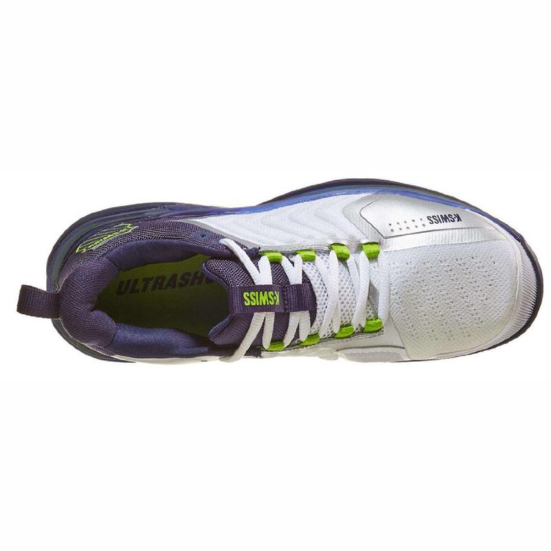 Теннисные кроссовки K-Swiss Ultrashot 3 White/Peacot/Lime