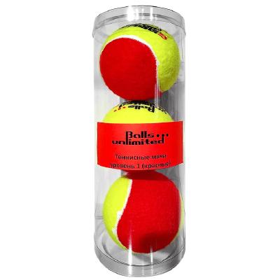 Теннисные мячи Balls unlimited Red x3