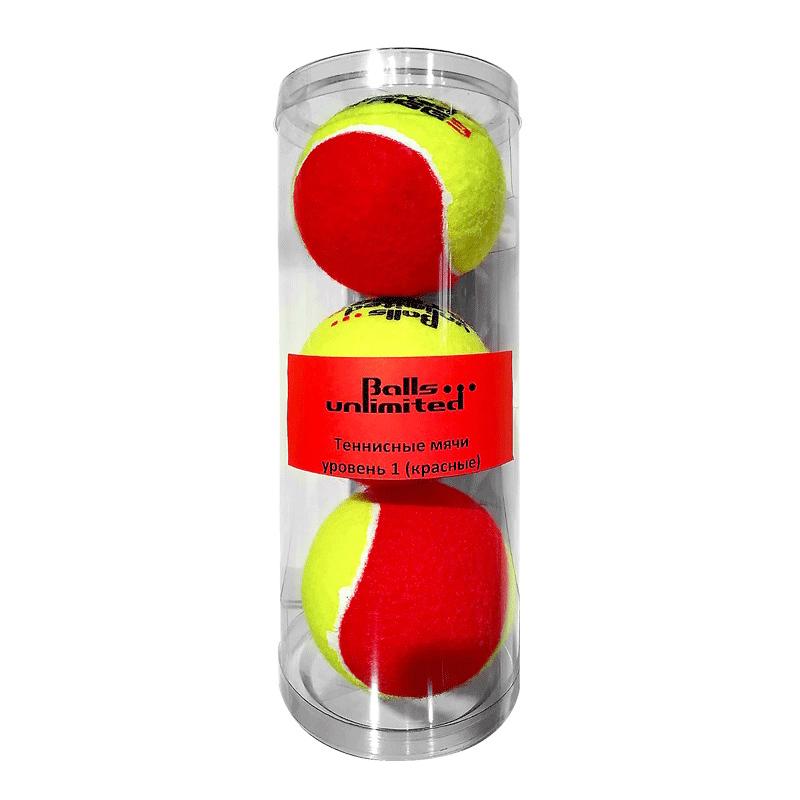 Теннисные мячи Balls unlimited Red x3