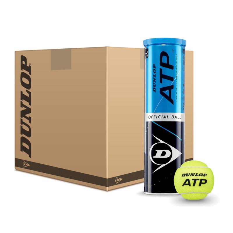 Теннисные мячи Dunlop ATP 18 железных банок по 4 мяча