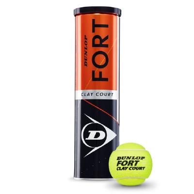 Теннисные мячи Dunlop Fort Clay Court 4 мяча в железной банке