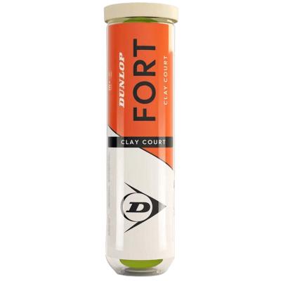 Теннисные мячи Dunlop Fort Clay Court 4 мяча (Пластиковая банка)