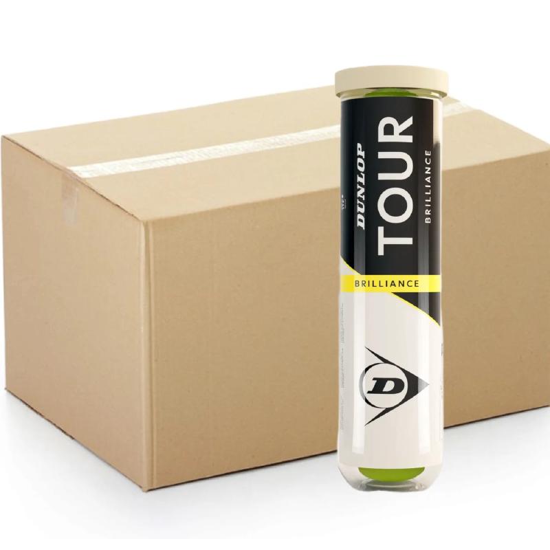 Теннисные мячи Dunlop Tour Brilliance 72 мяча (4x18)