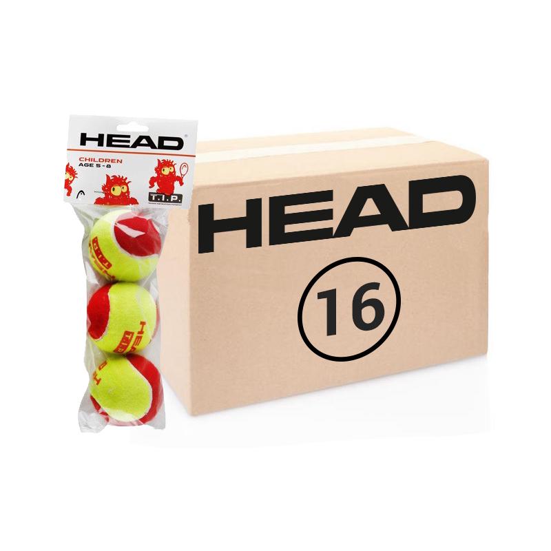 Теннисные мячи Head T.I.P Red 48 мячей (16 по 3)