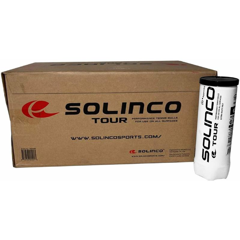 Теннисные мячи SOLINCO Tour коробка (24 банки по 3 мяча)