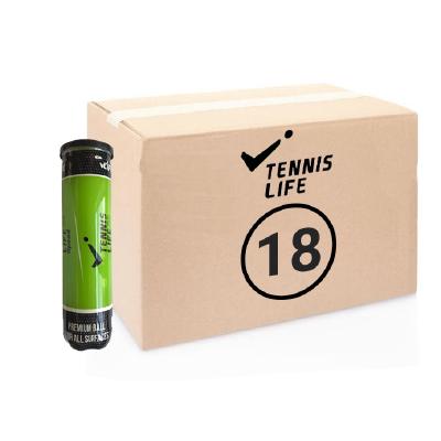 Теннисные мячи Tennis Life Speed 72 мяча (18x4)
