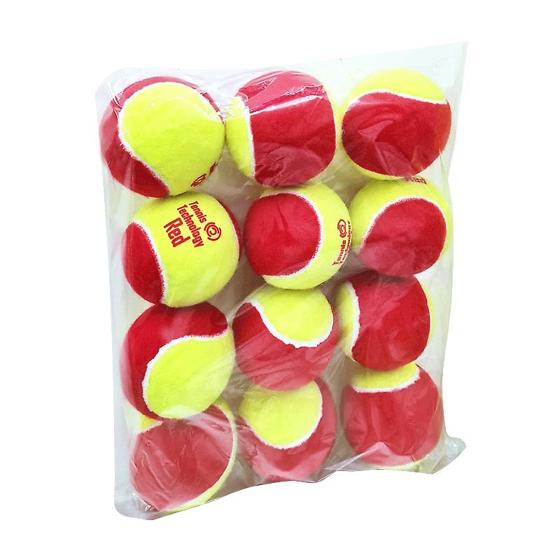Теннисные мячи Tennis Technology Red 12 мячей красные