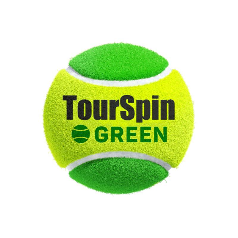Теннисные мячи TourSpin Green x3