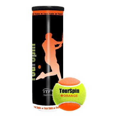 Теннисные мячи TourSpin Orange банка 3 мяча