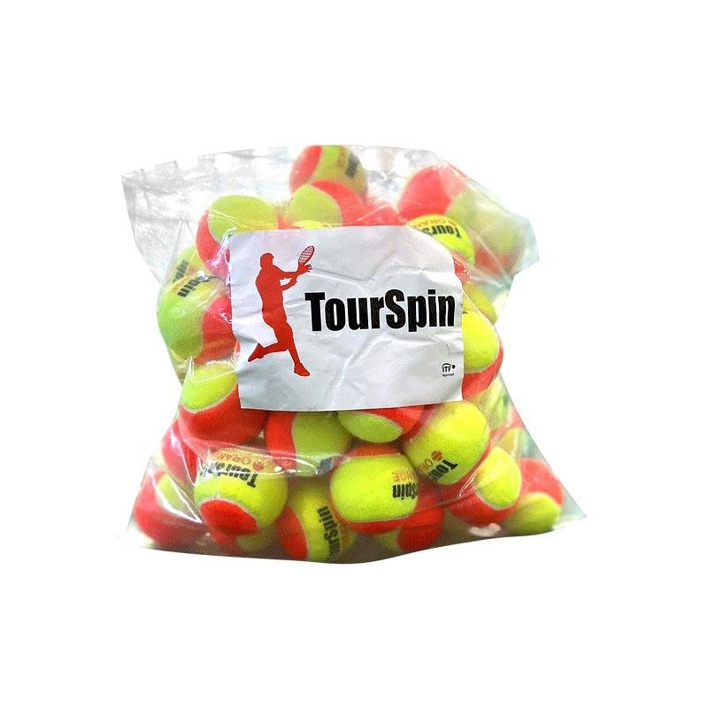 Теннисные мячи TourSpin Orange 60pcs Bag