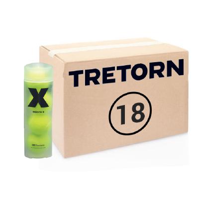 Теннисные мячи Tretorn Micro X 72 мяча (18 банок по 4 мяча)