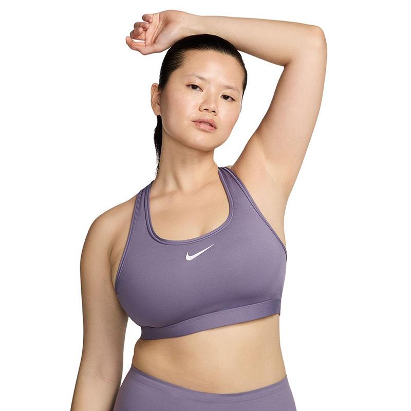 Топ Nike Dri-FIT Swoosh Medium Support Purple