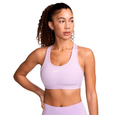 Топ Nike Dri-FIT Swoosh Medium Support Violet