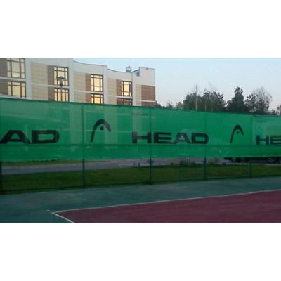 Фон теннисный защитный с логотипом Head 2x12 метров (темно зеленый)