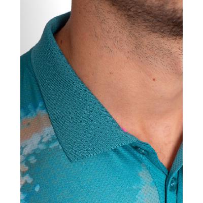 Футболка-поло мужская Bidi Badu Melbourne Turquoise/Orange