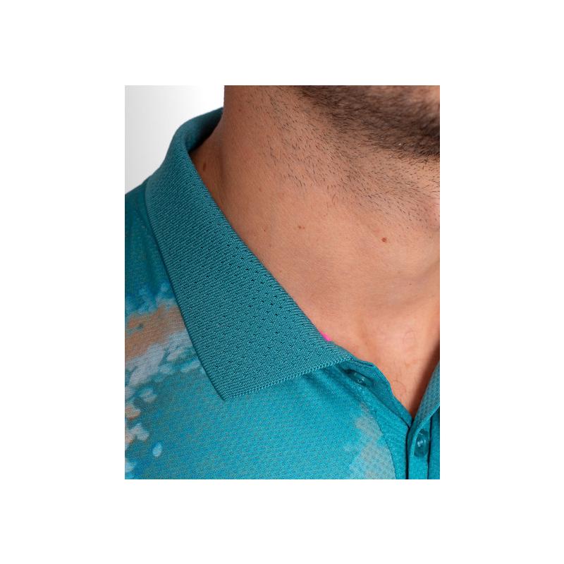 Футболка-поло мужская Bidi Badu Melbourne Turquoise/Orange