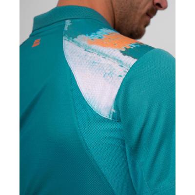 Футболка-поло мужская Bidi Badu Melbourne Turquoise/Orange