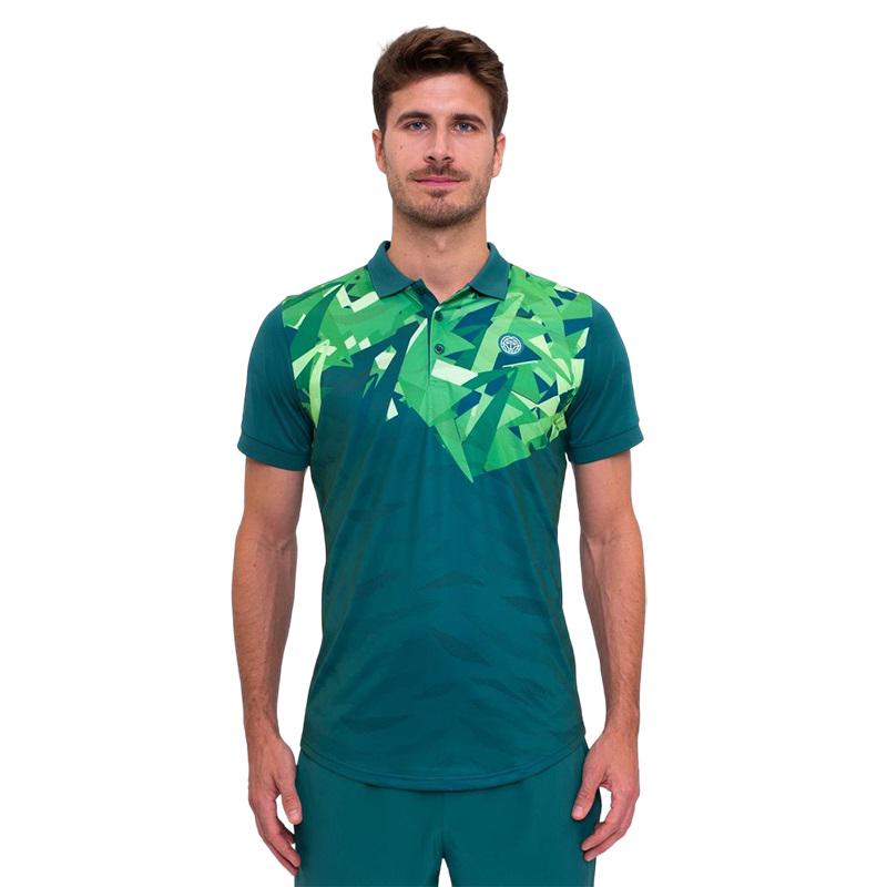 Футболка-поло мужская Bidi Badu Spike Dark Green/Green