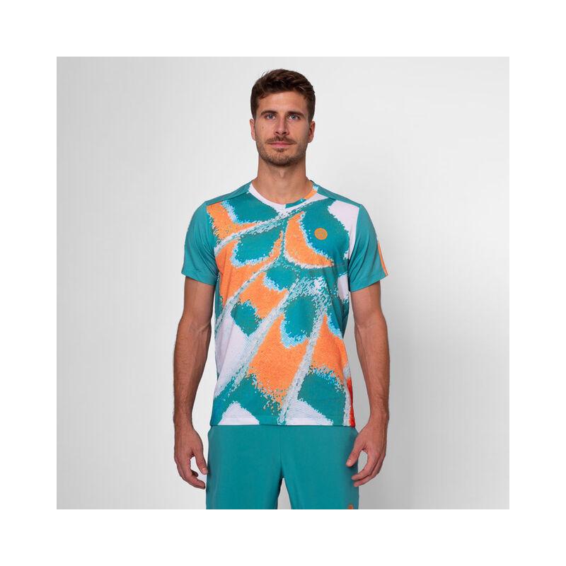 Футболка мужская Bidi Badu Melbourne Turquoise/Orange