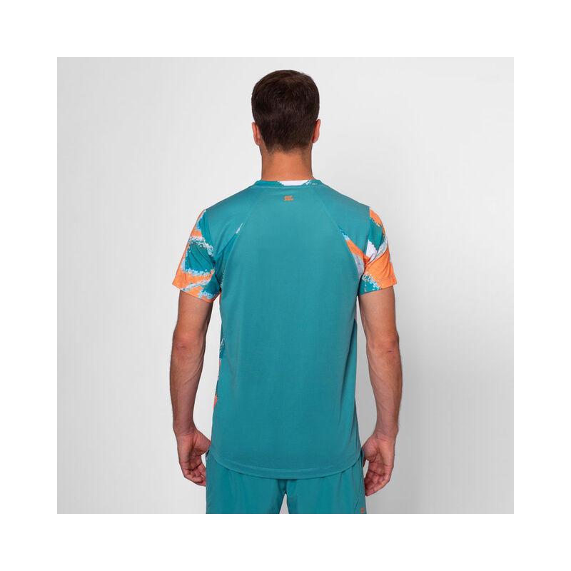 Футболка мужская Bidi Badu Melbourne Turquoise/Orange