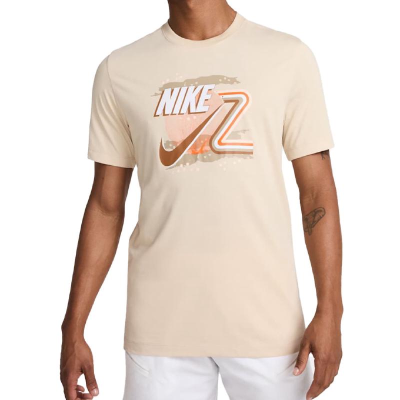 Футболка мужская Nike Court OZ Graphic Tee - Sanddrift