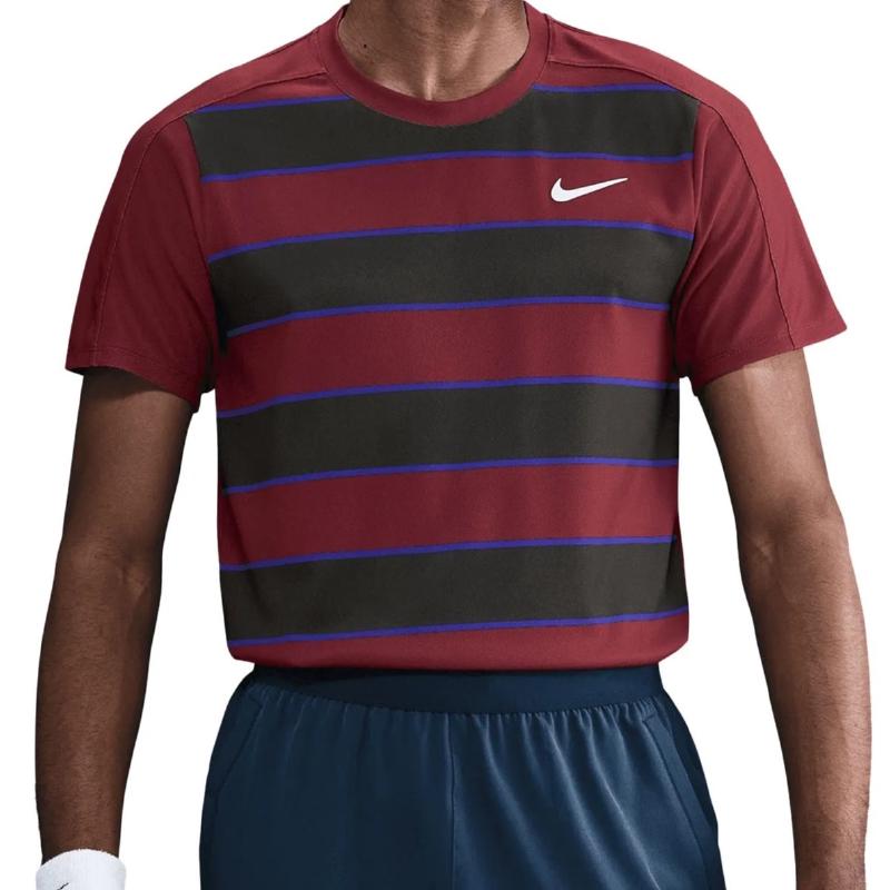 Футболка мужская Nike Court Slam Maglietta - Dark Team Red/White