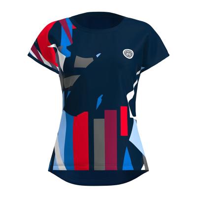 Футболка с рукавом женская Bidi Badu New York 2024 Dark Blue/Red/Blue