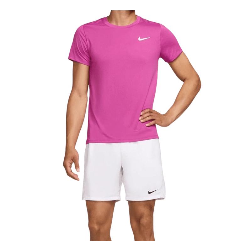 Футболка Nike Court Dri-Fit Slam NY M (Hot Fuchsia/White)