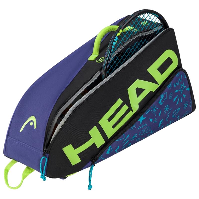 Юниорская сумка Head Tour Monster Junior Acid на 2 ракетки Green/Black