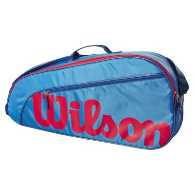 Юниорская теннисная сумка Wilson Junior 3 Blue/Orange