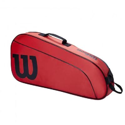 Юниорская теннисная сумка Wilson Junior 3 Red/Grey/Black