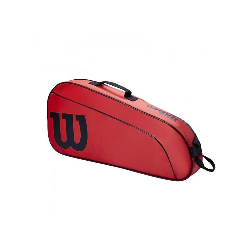 Юниорская теннисная сумка Wilson Junior 3 Red/Grey/Black
