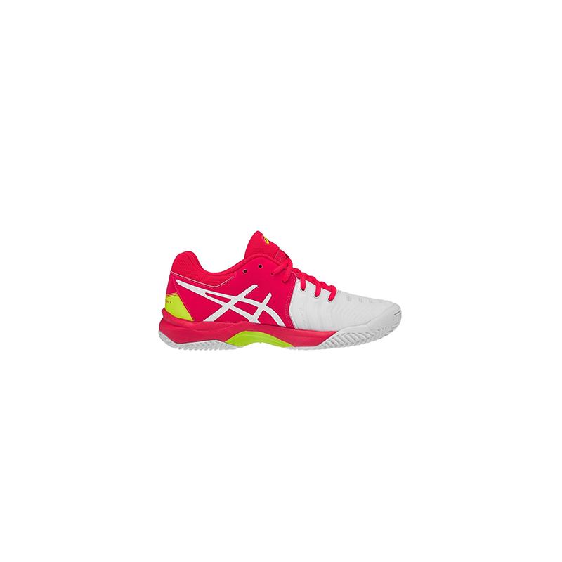 Детские теннисные кроссовки Asics Gel Resolution 7 Clay White/Pink