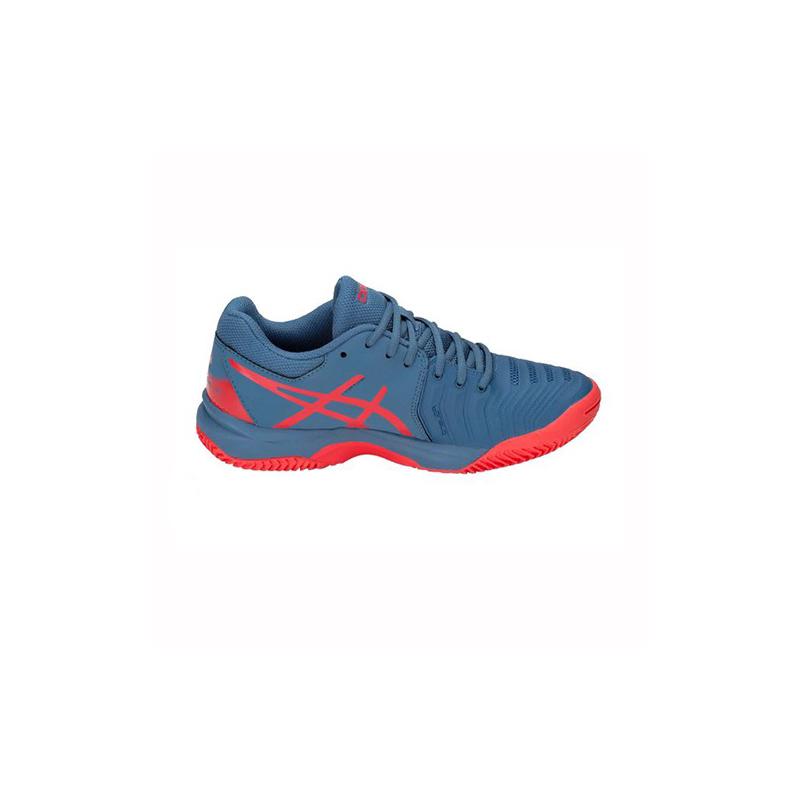Детские теннисные кроссовки Asics Gel Resolution 7 Clay Blue/Orange