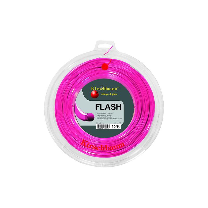 Теннисная струна Kirschbaum Flash 1,20 200 метров Pink