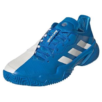Кроссовки мужские Adidas Barricade (Синий/Белый)