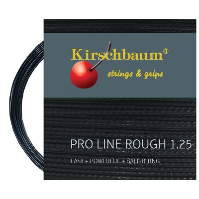 Теннисная струна Kirschbaum Pro Line Rough 1,25 Черная 12 метров