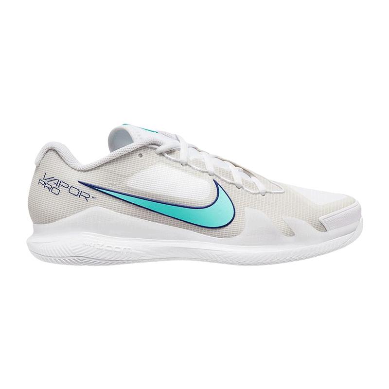 Кроссовки мужские Nike Air Zoom Vapor Pro Clay (Белый/Бирюзовый)