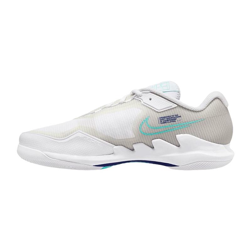 Кроссовки мужские Nike Air Zoom Vapor Pro Clay (Белый/Бирюзовый)