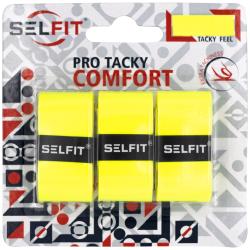 Намотка овергрип SELFIT Pro Tacky Comfort лимонная 0,6 мм 3 шт